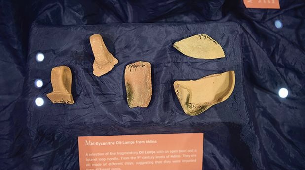 Byzantine-period lamps from the Maltese Islands.