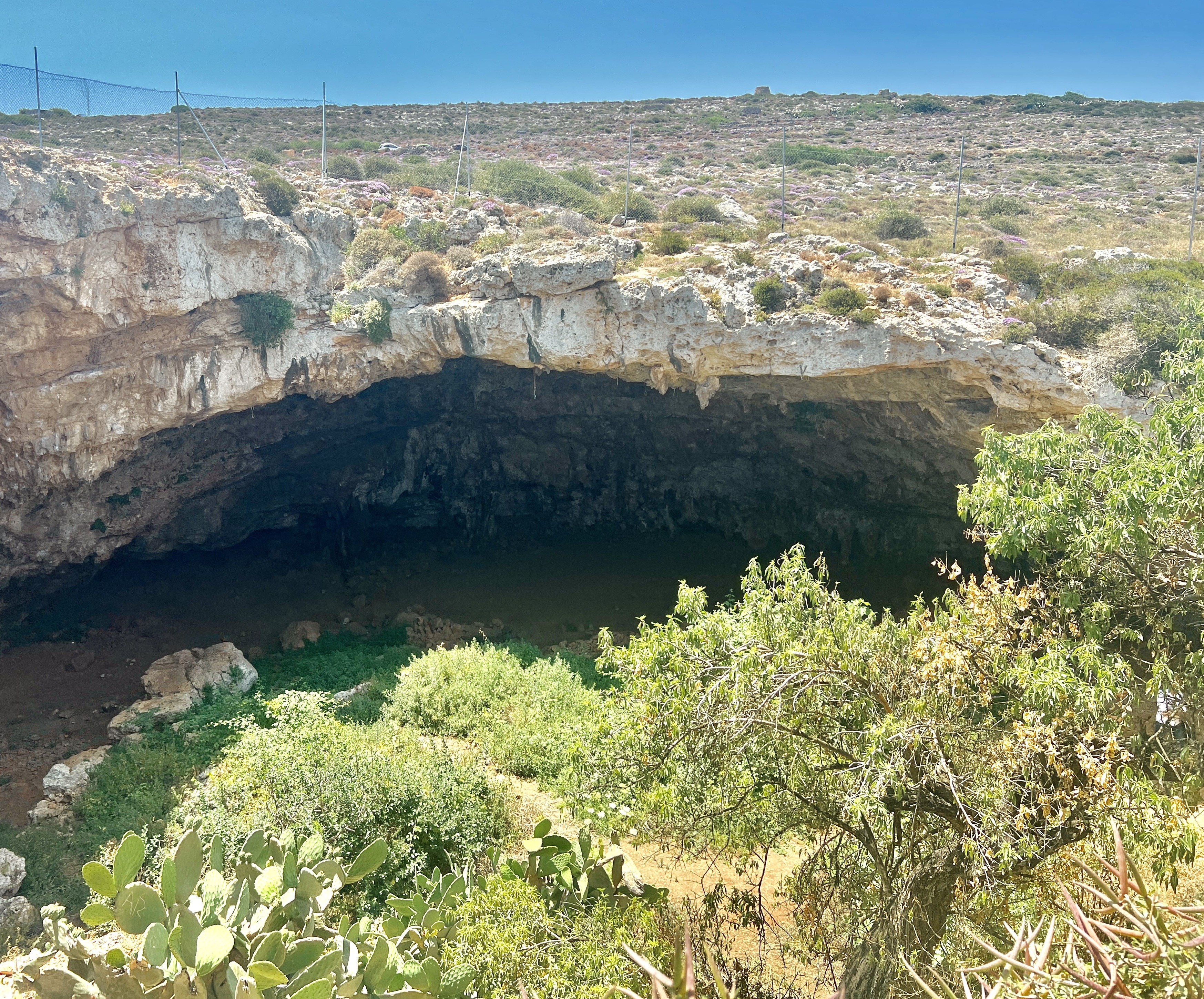 Entrance of the Latnija Cave